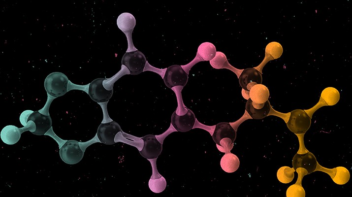 3D model of the MDMA molecule